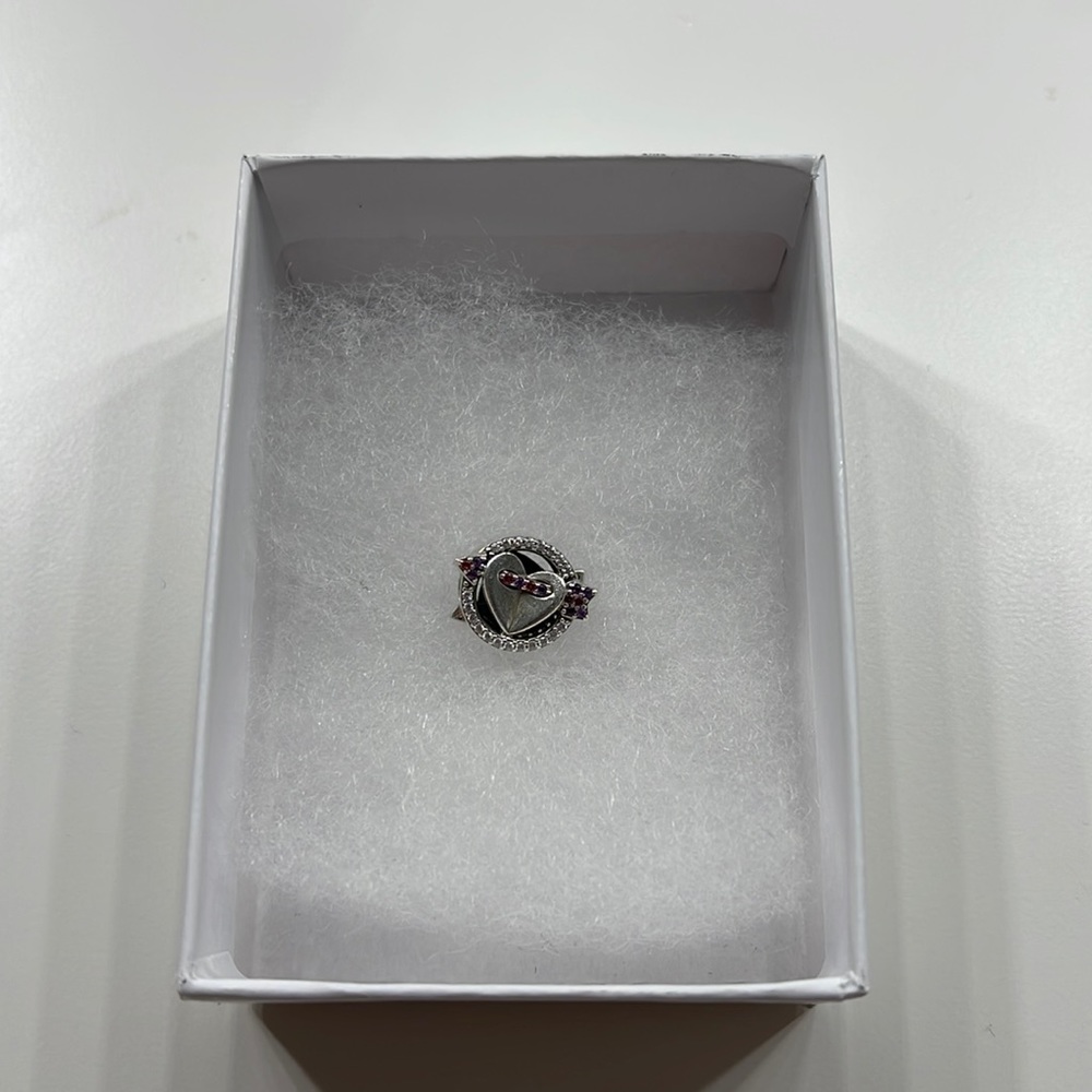 Pandora Charm - heart with arrow